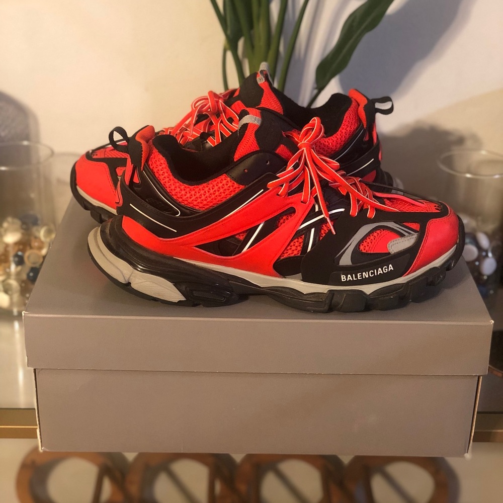 Balenciaga track 2 black/red size 13/46